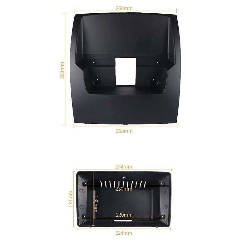 2 Din Car Radio Fascia for Mg3 2010-2016 Dvd Stereo Frame Plate Adapter Mounting Dash Installation