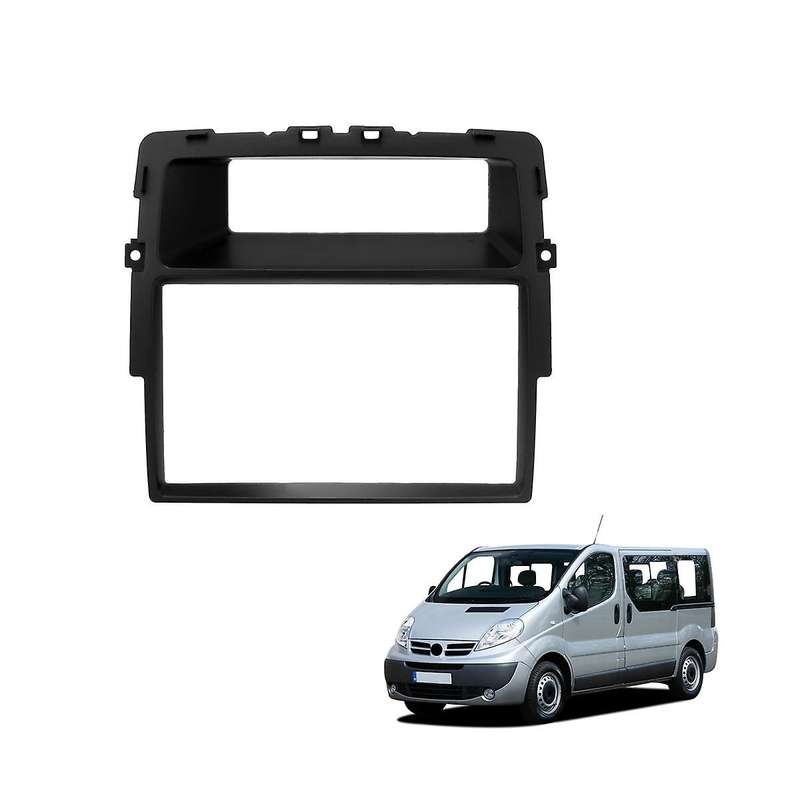 2 Din Car Radio Fascia for Opel Vivaro for Trafic Ii Installation Panel Dvd Plate