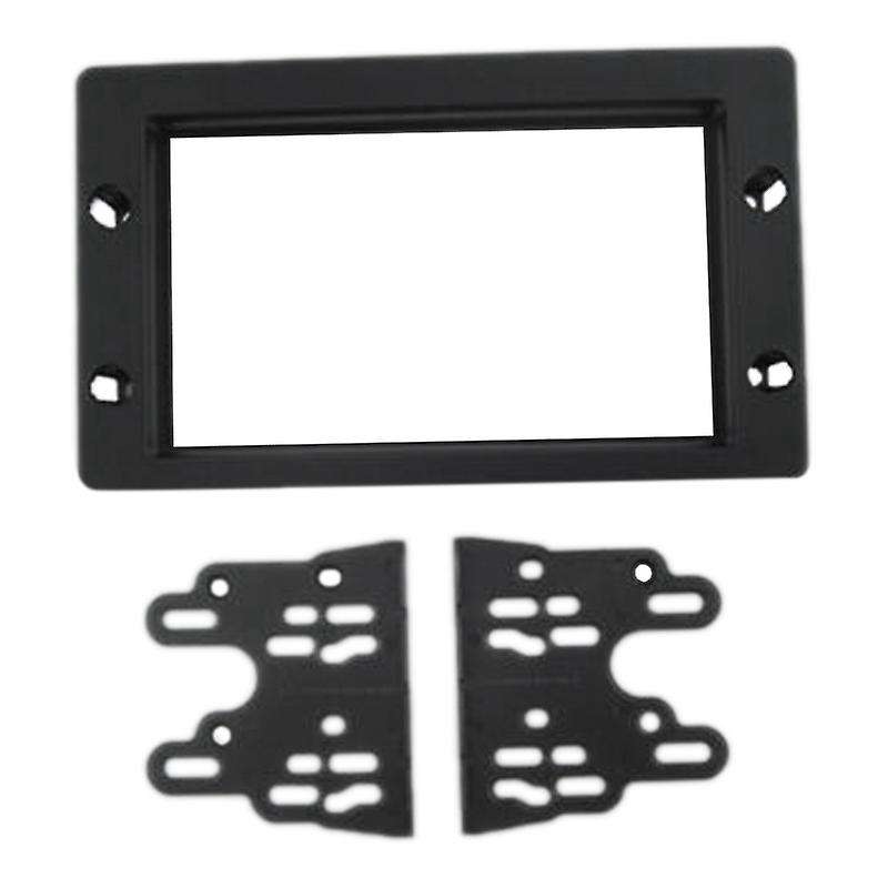 2 Din Car Radio Frame Stereo Dashboard Frame Refitting Panel Cover Trim Kit for SAAB 9-5 2005-2011