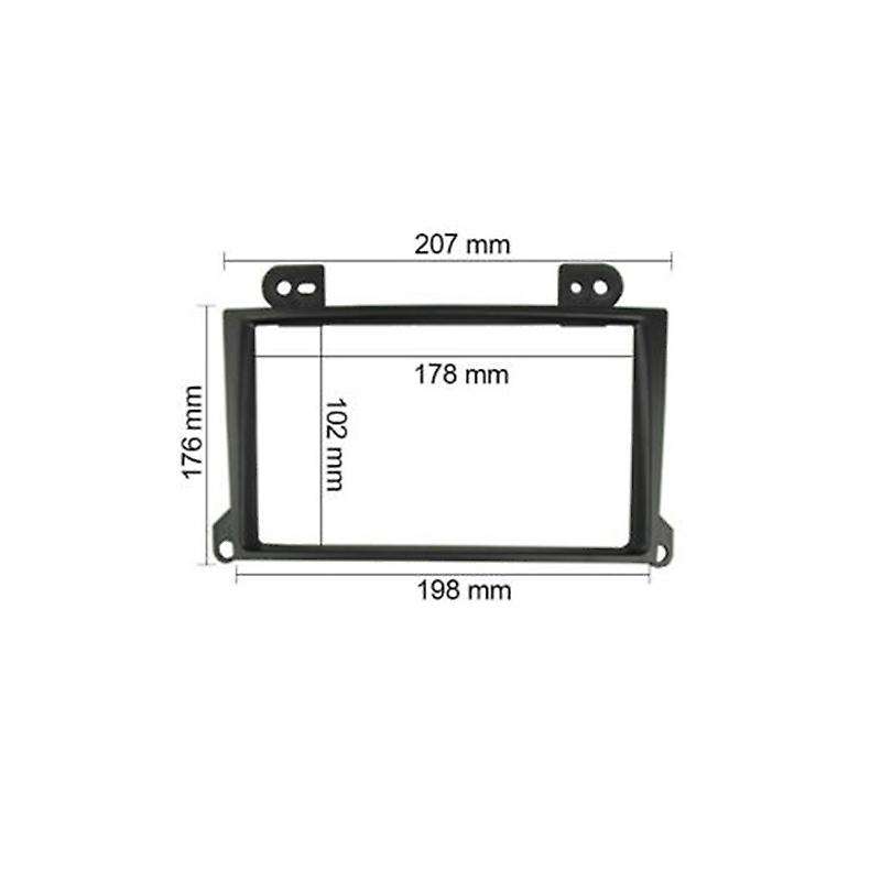 2 Din Car Radio Fascia Mount Trim Panel CD DVD Player Installation for MPV 2002-2007