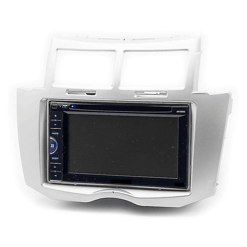 2 Din Car Radio Stereo Frame Trim Kit Of Dashboard for Yaris Vitz Platz 2005-2011 Dvd Player Install