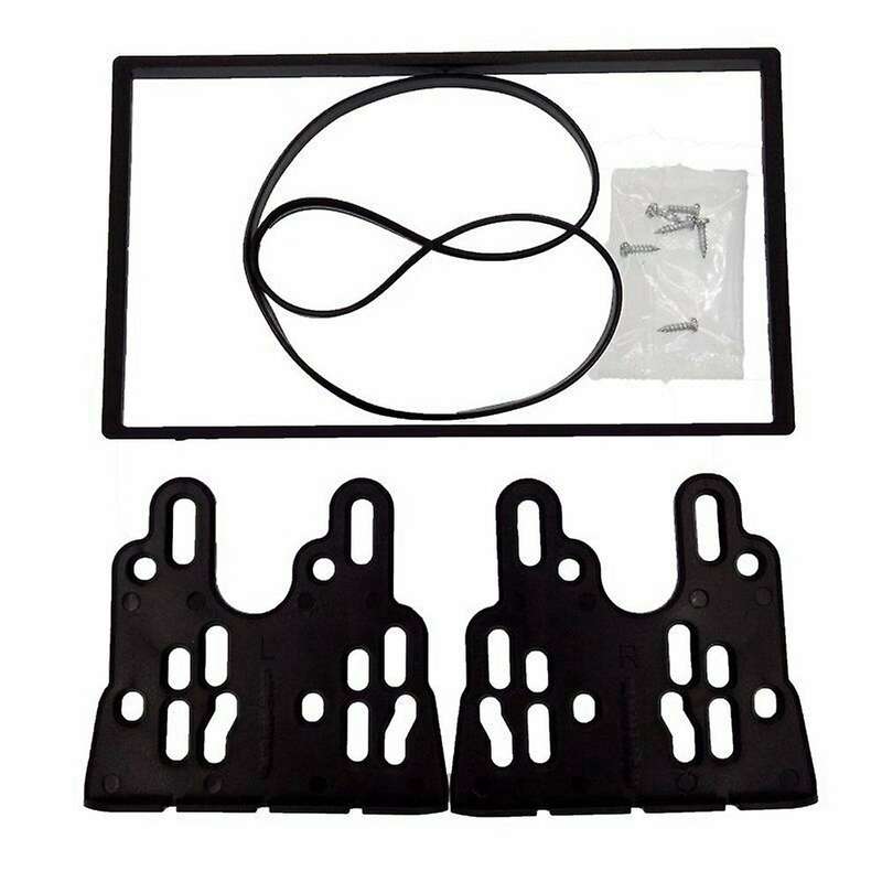 2 Din Car Stereo Frame Trim Kit Dashboard for Jazz 2002-2008 RHD DVD Player Installation Bezel Fasci