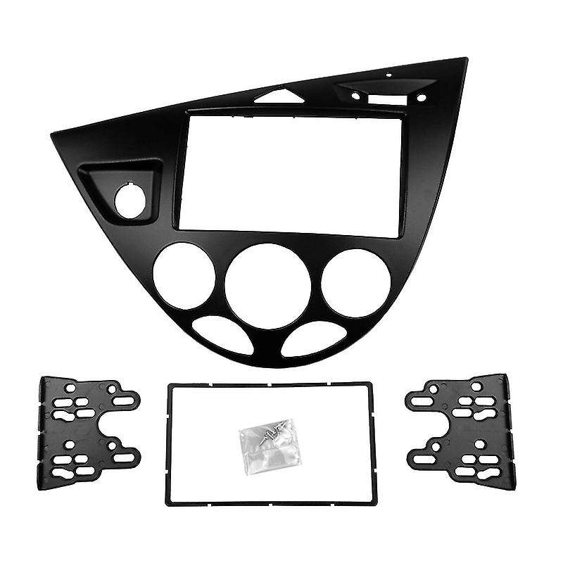 2 Din Car Stereo Fascia Panel Frame DVD Panel Bezel Frame Installation Trim Kit Fit for Focus /Fiest
