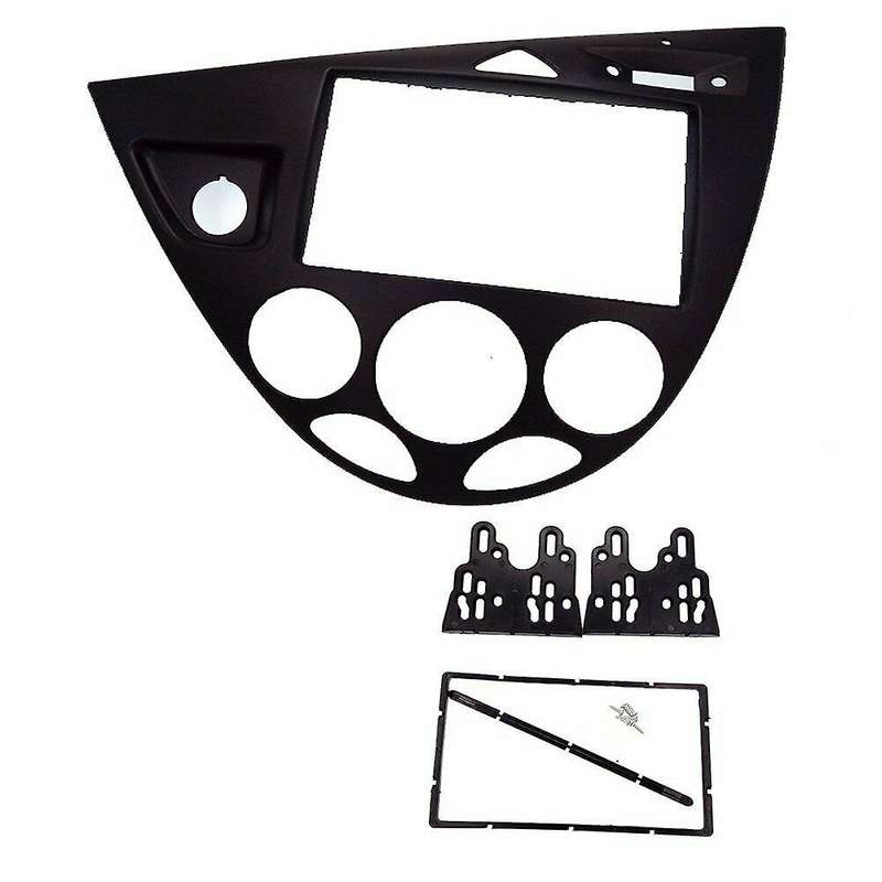 2 Din Car Stereo Fascia Panel Frame DVD Panel Bezel Frame Installation Trim Kit Fit for Focus /Fiest