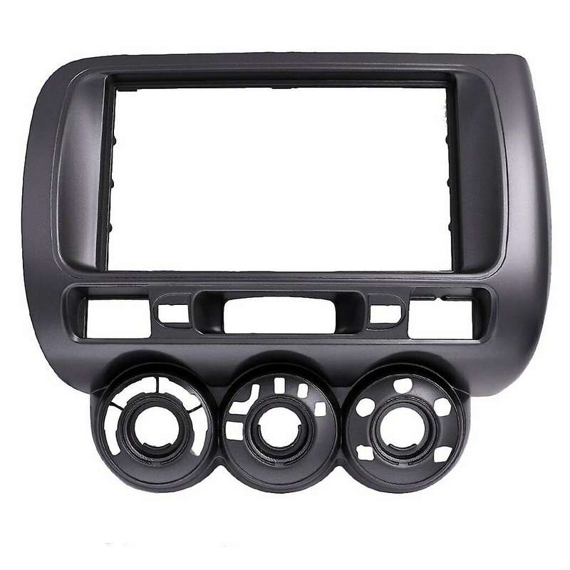 2 Din Car Stereo Frame Trim Kit Dashboard for Jazz 2002-2008 LHD DVD Player Installation Bezel Fasci