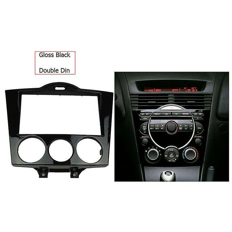 2 Din Stereo Panel for Rx-8 Rx8 2003-2008 Radio Fascia Dash Kit Frame Bezel