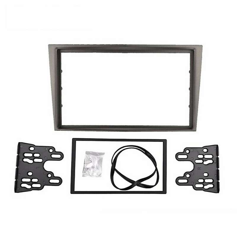 2 Double Din Radio Stereo Panel Fascia Dash Kit Installation Trim Kit for Opel