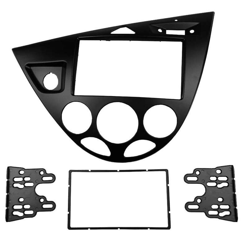 2 Din Radio Fasica for Focus / Fiesta Stereo Panel Radio Trim Kit Face Frame LHD Refitting Installat