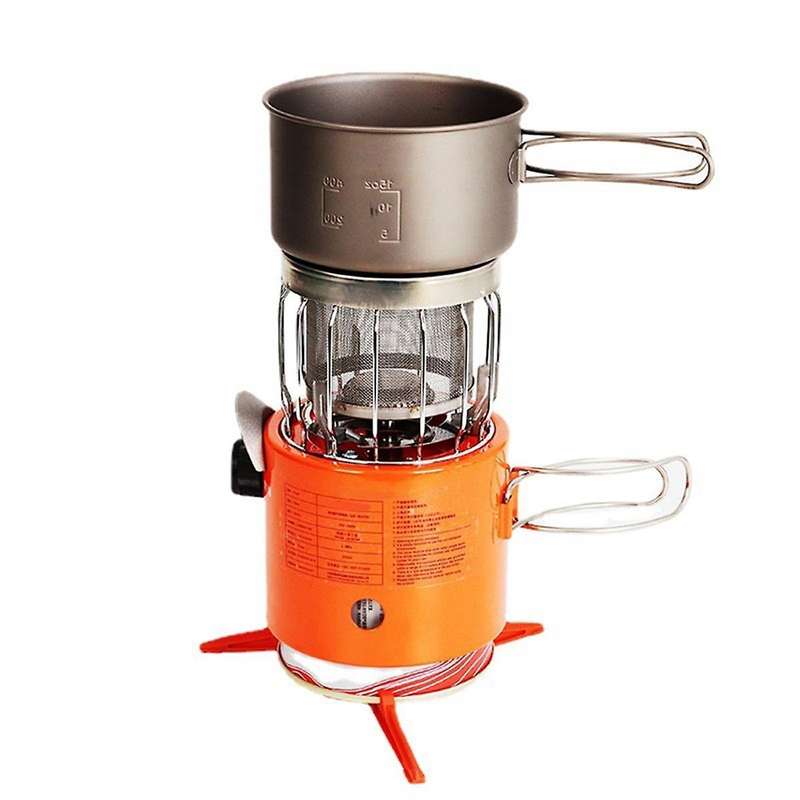 2 in 1 Camping Gas Heater Outdoor Stove Igniter Heating Gas Oven Burner Hand Warmer Home Tent Stove
