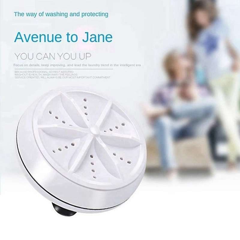 2 in 1 Mini Washing Machine Portable Ultrasonic Dishwasher with USB Powered for Personal Laundry Cam