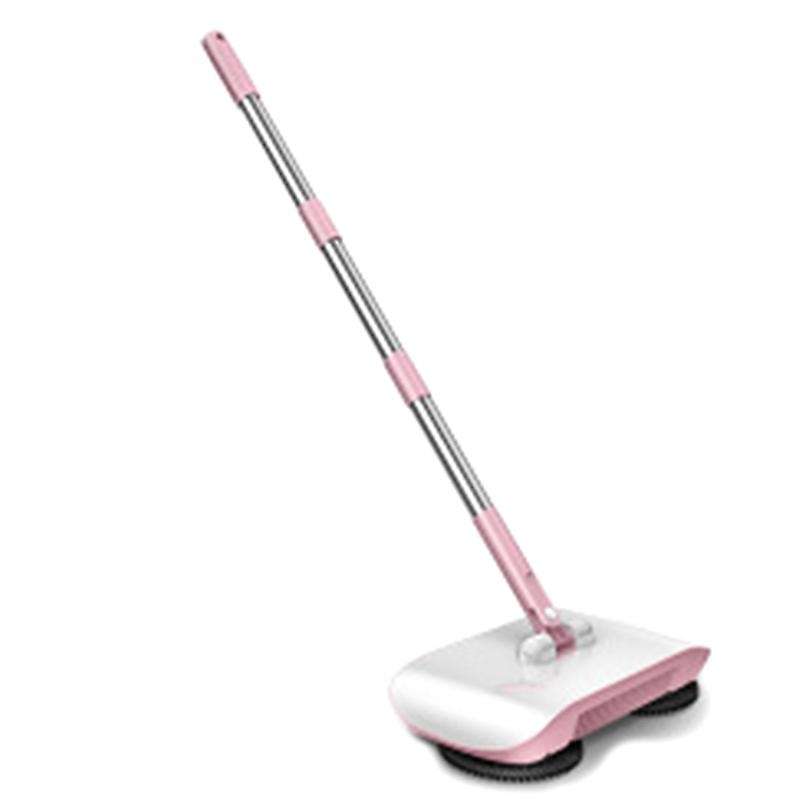 2 In 1 Hand Push Vacuum Cleaner Set Home Sweeper Broom Dustpan Handheld Dust Collector Indoor Carpet