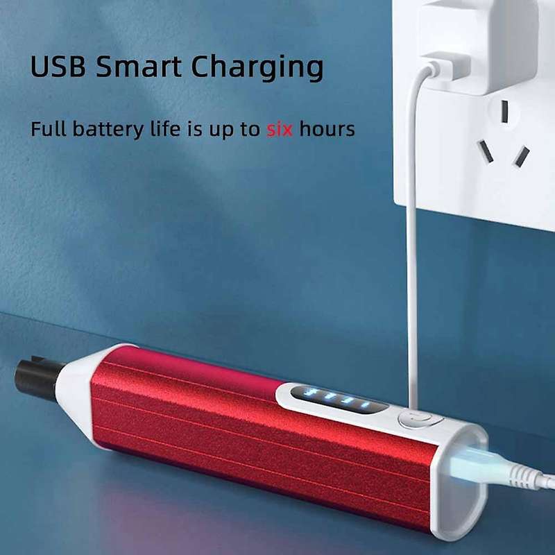 2 in 1 Electric Knife Sharpener and Milk Frother USB Charging Knife Grinder Electric Fast Sharpener