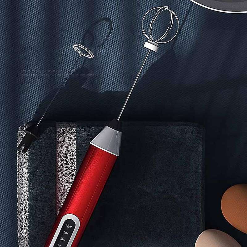 2 in 1 Electric Knife Sharpener and Milk Frother USB Charging Knife Grinder Electric Fast Sharpener