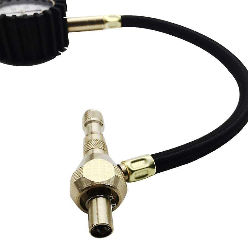 2 in 1 Professional Tire Rapid Deflator Pressure Gauge 75Psi with Special Chuck for Large Offroad Ti