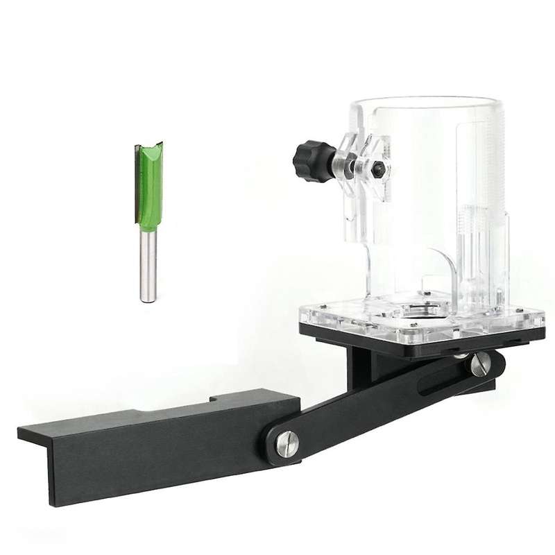 2 in 1 Slotting Bracket Invisible Fastener Wardrobe Cupboard Panel Punch Locator,Handheld Edge Trim