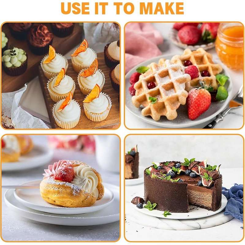2 In 1 Stainless Steel 800ml Batter Dispenser with Squeeze Handle, Pancake Pourer Batter Pitcher Mix