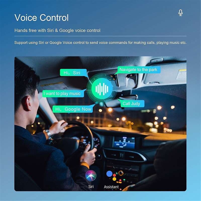 2 in 1 Wireless CarPlay Adapter Android Auto Wireless Adapter, Car Dongle Converts Wired to Wireles
