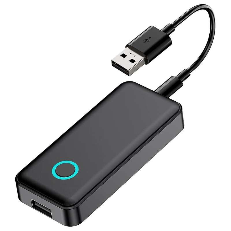 2 In 1 Wireless Car Carplay Adapter&wireless Android Auto Adapter,converts Wired Carplay and Aa To