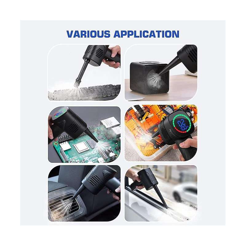 2 In 1 Wireless Car Vacuum Cleaner Handheld Portable Robot Cleaner Dust Keyboard Cleaning Collector