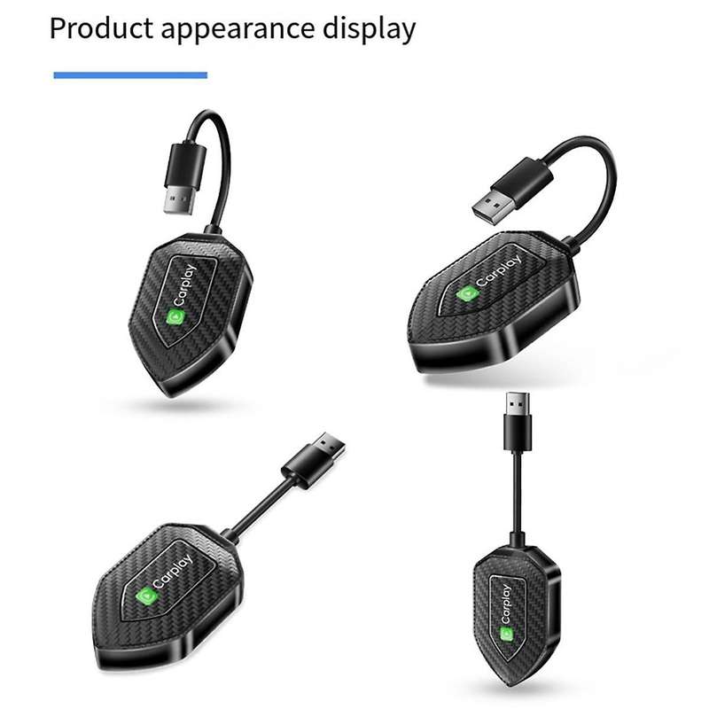 2 in 1 Wireless Adapter Wireless Carplay Android Adapter Android Auto Car Adapter Convert Wired to