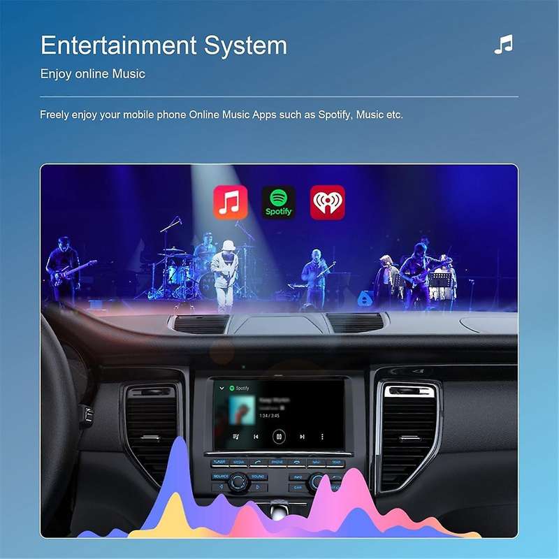 2 in 1 Wireless CarPlay Adapter Android Auto Wireless Adapter, Car Dongle Converts Wired to Wireless