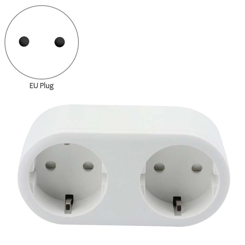 2 In1 Tuya Smart Life WiFi Outlet,Compatible with Google Home and Alexa ,Smart Socket for Home Autom