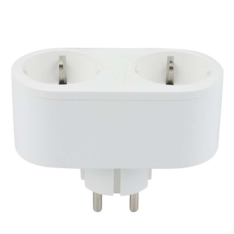 2 In1 Tuya Smart Life WiFi Outlet,Compatible with Google Home and Alexa ,Smart Socket for Home Autom