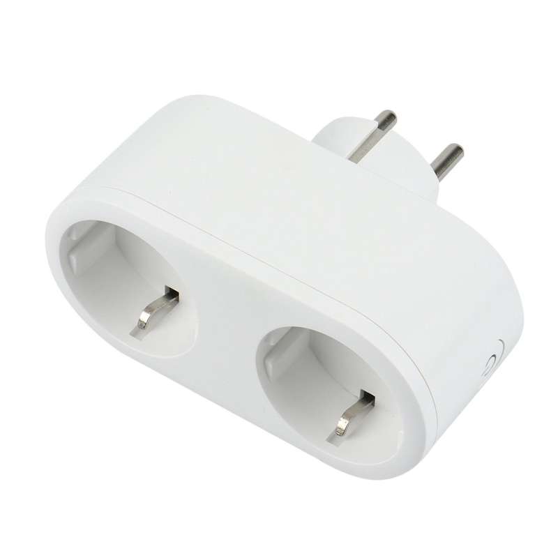 2 In1 Tuya Smart Life WiFi Outlet,Compatible with Google Home and Alexa ,Smart Socket for Home Autom
