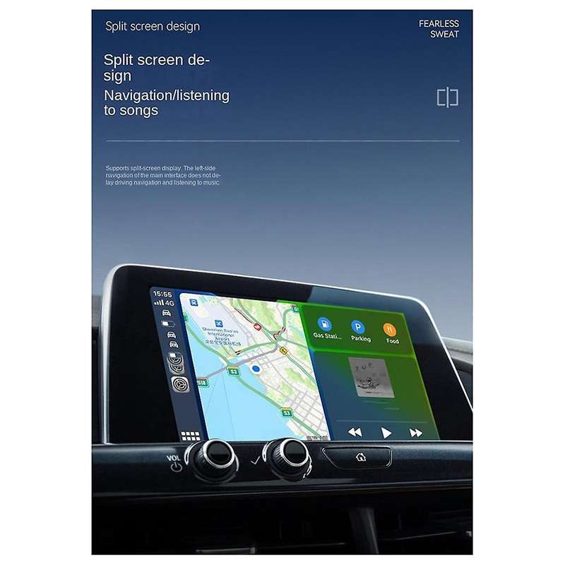 2 in 1 Wireless Carplay Android Adapter Wireless Adapter Car Adapter Convert Wired Android Auto to W
