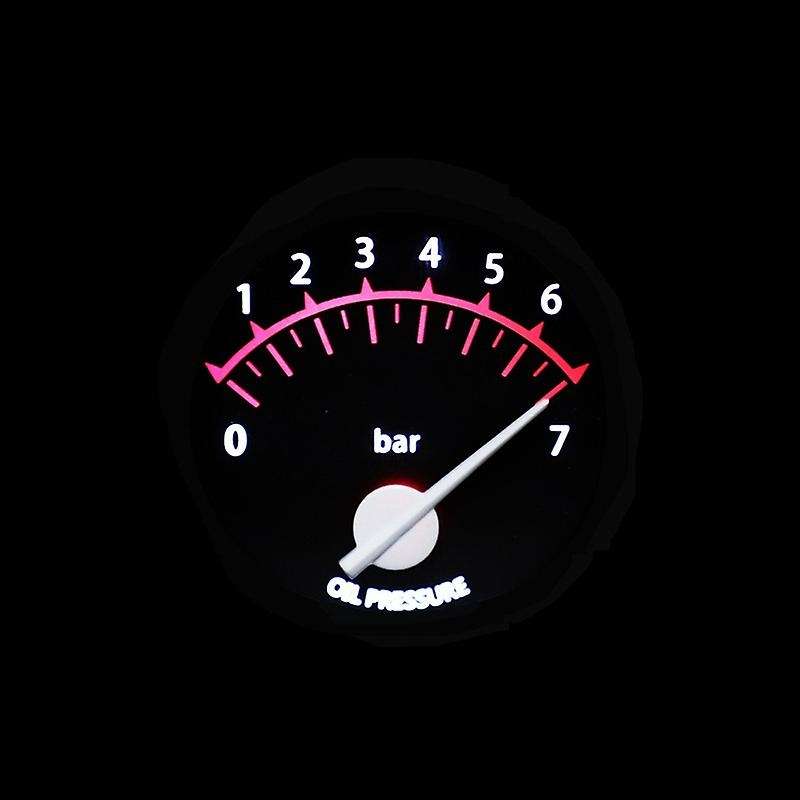 2 inch 12V Universal Auto Car Oil Pressure Gauge 0-7 Bar Oil Press Gauge Meter
