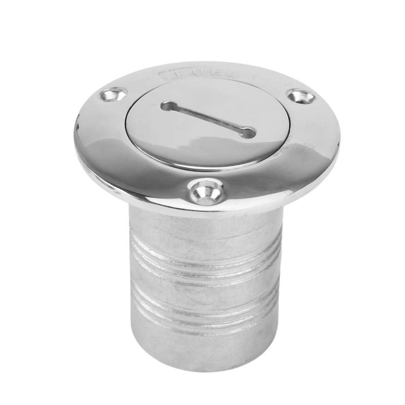 2 Inch 50mm Stainless Steel Marine Boat Hardware Deck Filler Port Gas Fuel with Key Cap