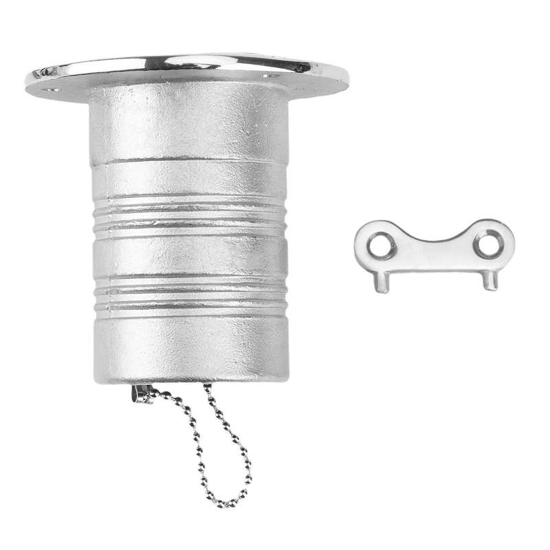 2 Inch 50mm Stainless Steel Marine Boat Hardware Deck Filler Port Gas Fuel with Key Cap