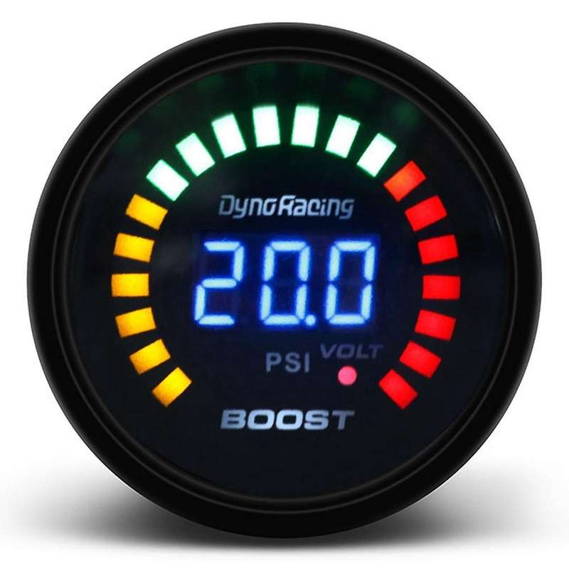 2 Inch 52mm Car Digital Analog LED Electronic Psi Turbocharger Meter