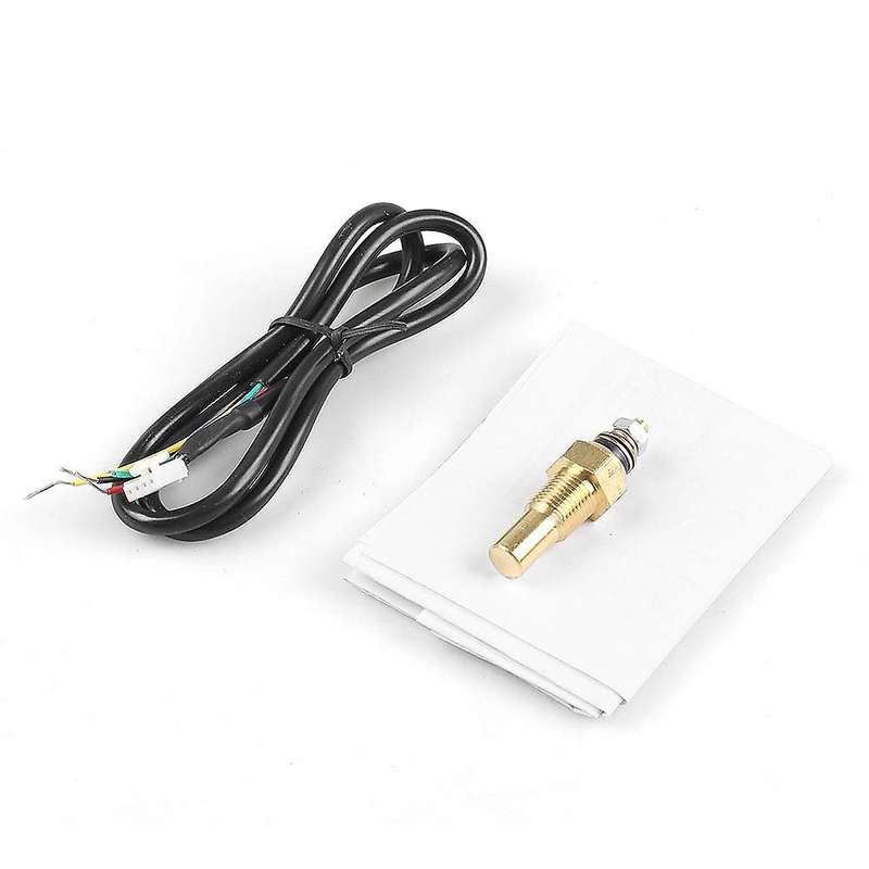 2 Inch 52mm Car LED Digital / Analog Oil Temp Temperature Gauge Meter Smoke Lens