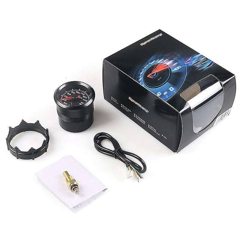 2 Inch 52mm 7 Color LED Car Oil Temp Gauge 40-140 Celsius Oil Temperature Meter with Sensor