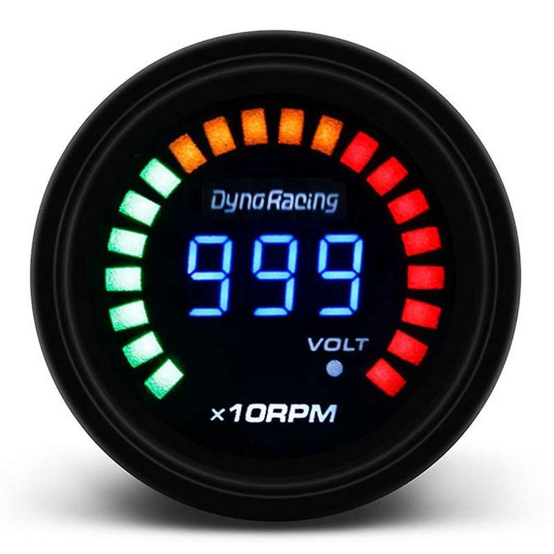 2 Inch 52mm Car Digital Analog LED Electronic Tachometer