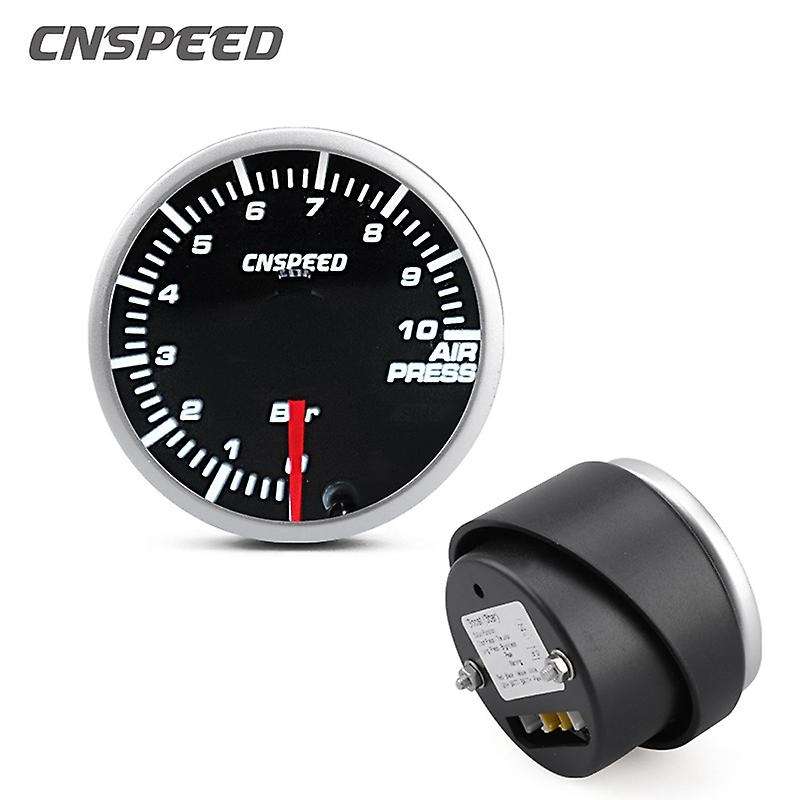 2 Inch 52mm Car 12V Air Pressure Gauge 0-10 Bar LED 10-Color Air Pressure Gauge Auto Car Gauge/Car M