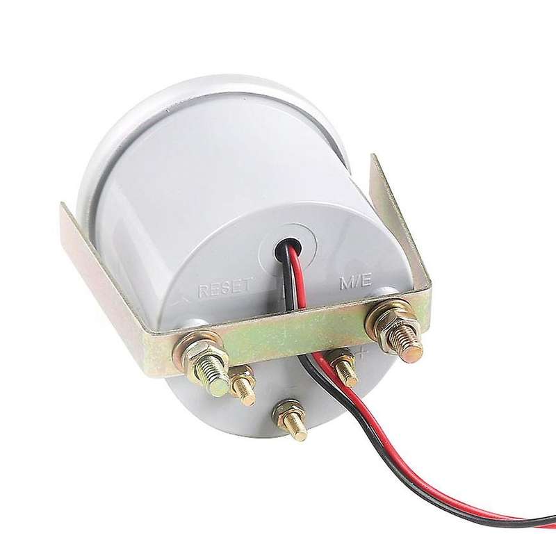 2 Inch 52mm 12V Car Smoke Lens White LED Pointer Oil Temp Temperature Gauge Meter