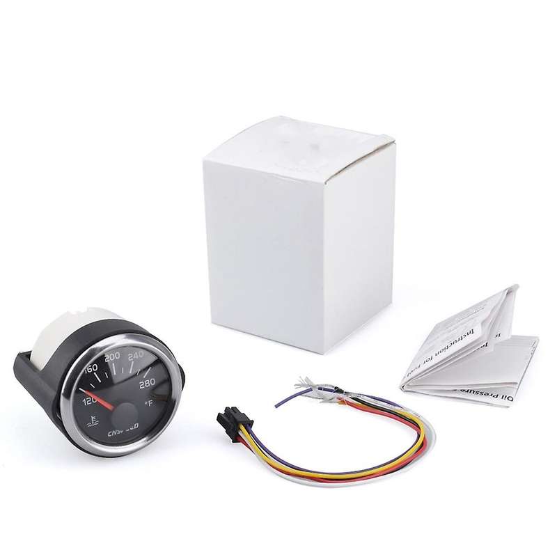 2 inch 52mm 120-280F LED Car Digital Water Temp Gauge Water Temperature Meter 12V/24V