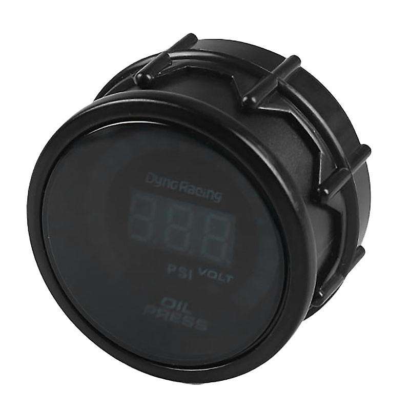 2 Inch 52mm Car Digital Analog LED Oil Pressure Gauge Meter 0-120 Psi with Sensor 12V