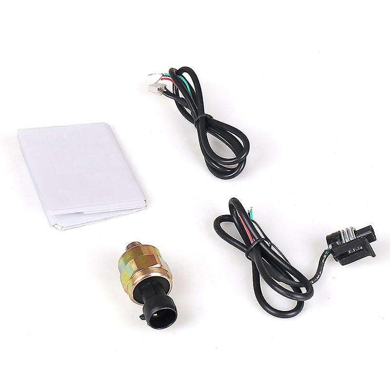 2 Inch 52mm Digital Pointer 7 Color LED 0-100 Psi Oil Pressure Gauge Meter with Sensor