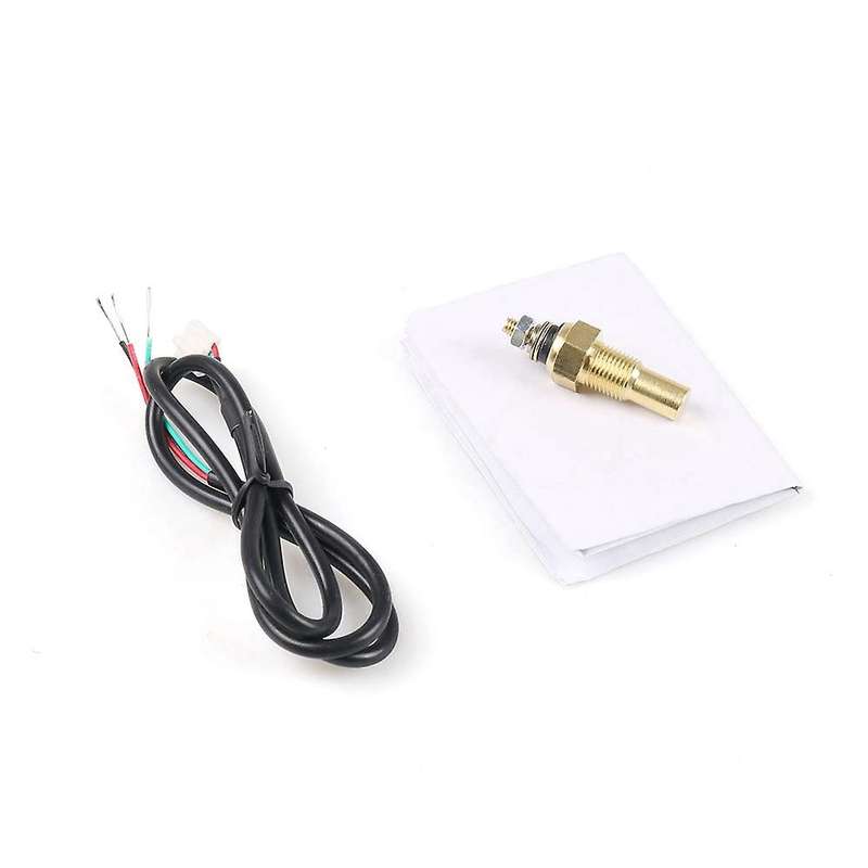 2 Inch 52mm Knob Type Plastic Installation Digital Oil Temperature Gauge
