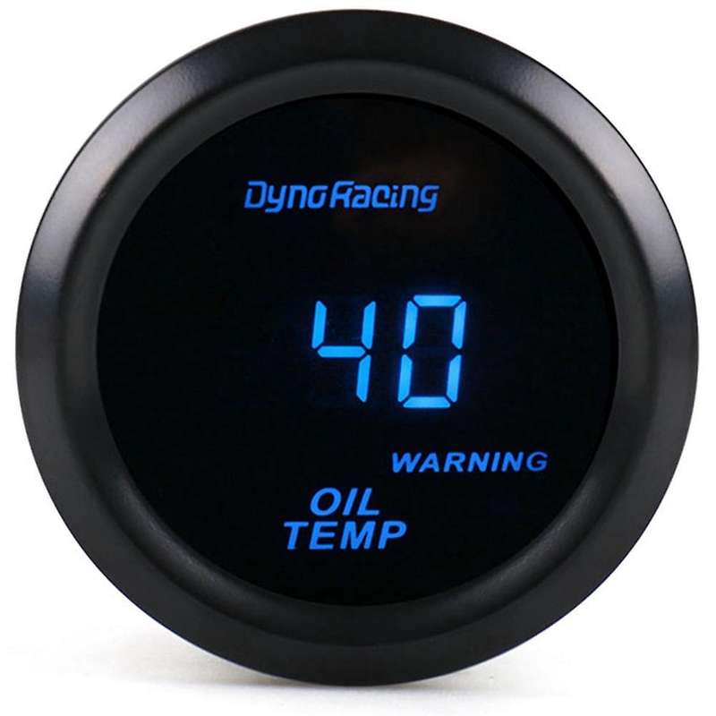 2 Inch 52mm Knob Type Plastic Installation Digital Oil Temperature Gauge