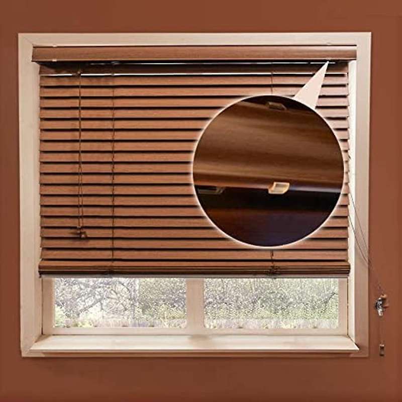 2 Inch Clear Blind Clips for Valance, Hidden Valance Clips(12 Pieces)