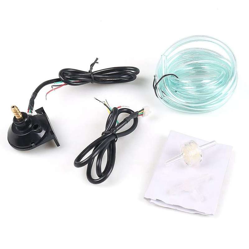 2 inch 52mm Pointer Turbo Boost Gauge 7 Color Stepper Motor 2Bar Meter Black