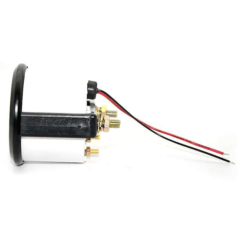 2 Inch 52MM White Surface Pointer Fuel Gauge with Oil Float, Car Instrument, Modified Car Instrument