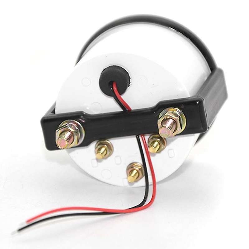 2 Inch 52MM White Surface Pointer Fuel Gauge with Oil Float, Car Instrument, Modified Car Instrument