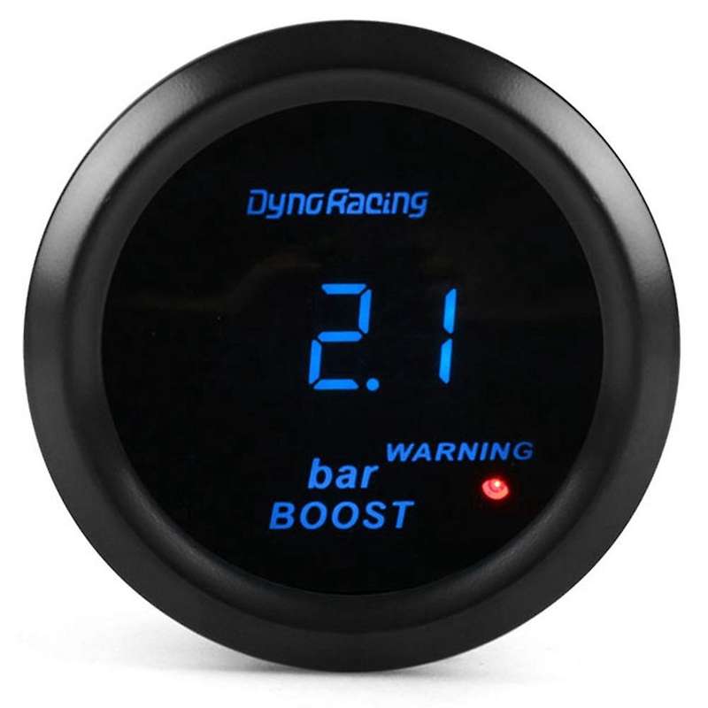 2 Inch 52mm Knob Type Plastic Mounting Digital Display Bar Booster Meter