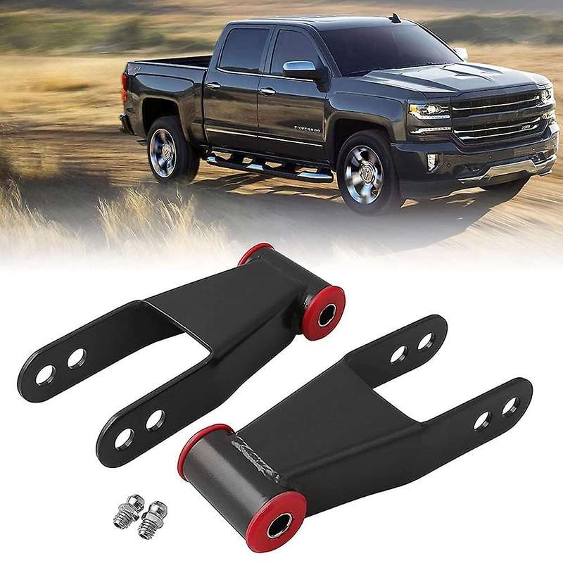 2 Inch Rear Drop Lowering Shackle Kit for & 1500 C1500 Replaces 410520