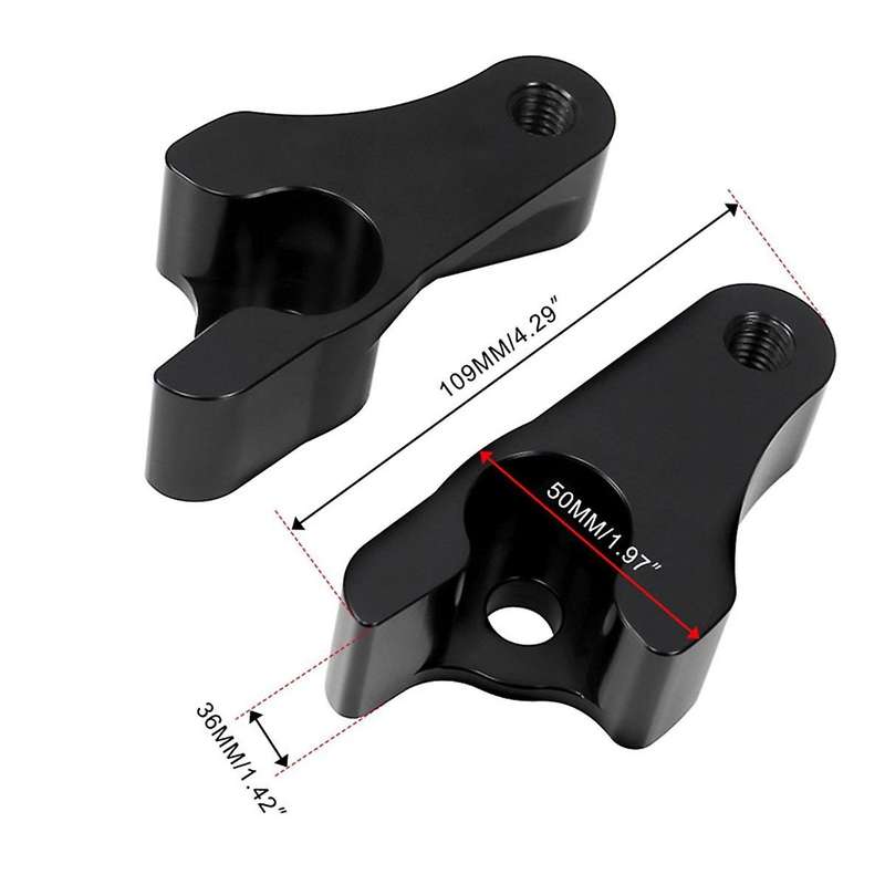 2 Inch Lowering Blocks Kit for 2002-2023 Touring Street Glide Rear Lowering Blocks Kit 2 Inches